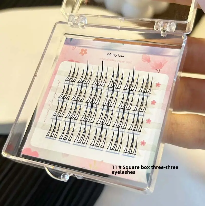 Honey Small Box Travel Series False Eyelashes White Moonlight - Image 11