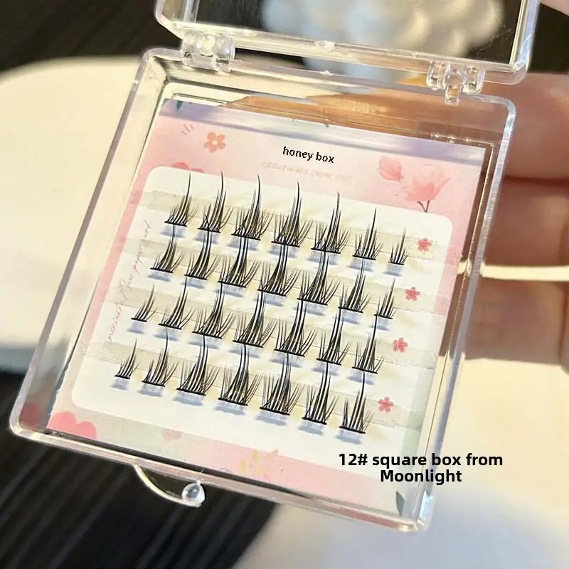 Honey Small Box Travel Series False Eyelashes White Moonlight - Image 12