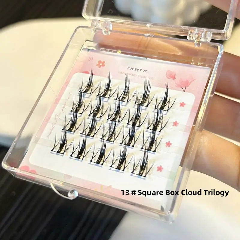 Honey Small Box Travel Series False Eyelashes White Moonlight - Image 13