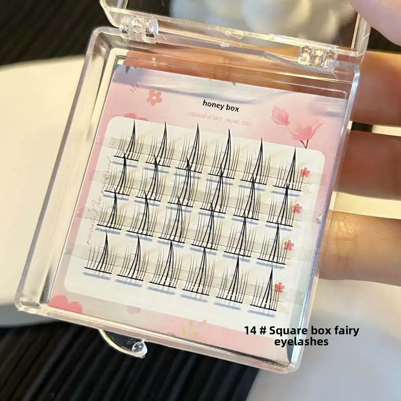 Honey Small Box Travel Series False Eyelashes White Moonlight - Image 14