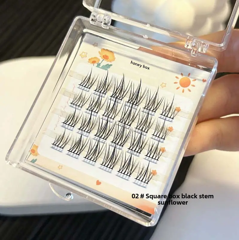Honey Small Box Travel Series False Eyelashes White Moonlight - Image 2