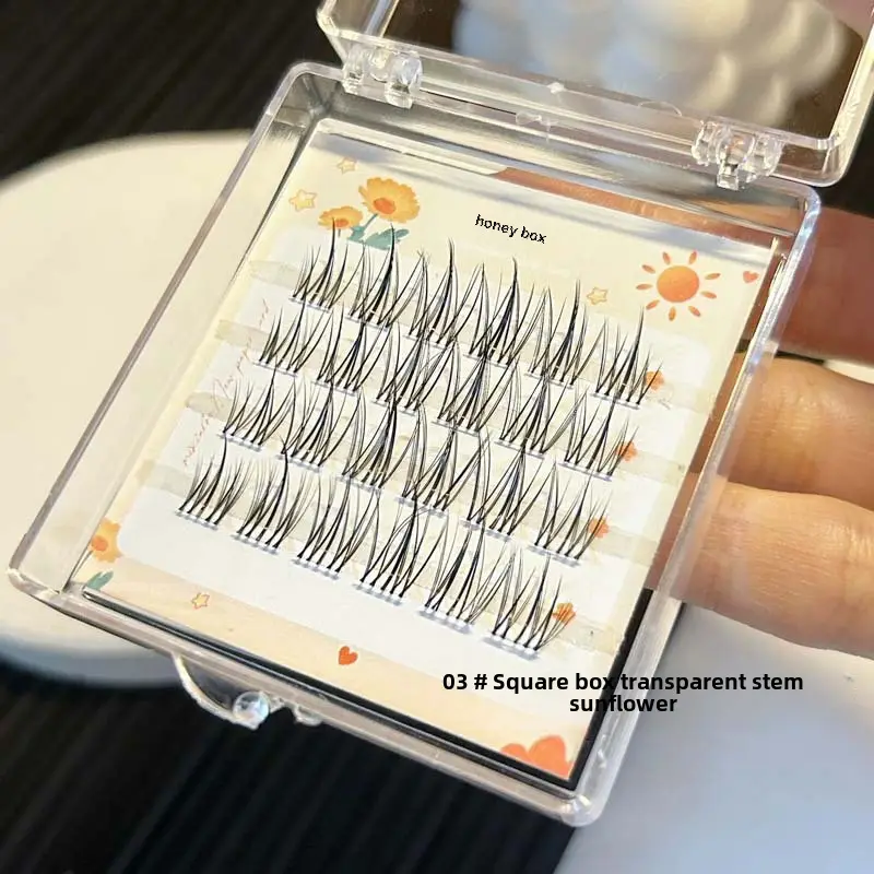 Honey Small Box Travel Series False Eyelashes White Moonlight - Image 3