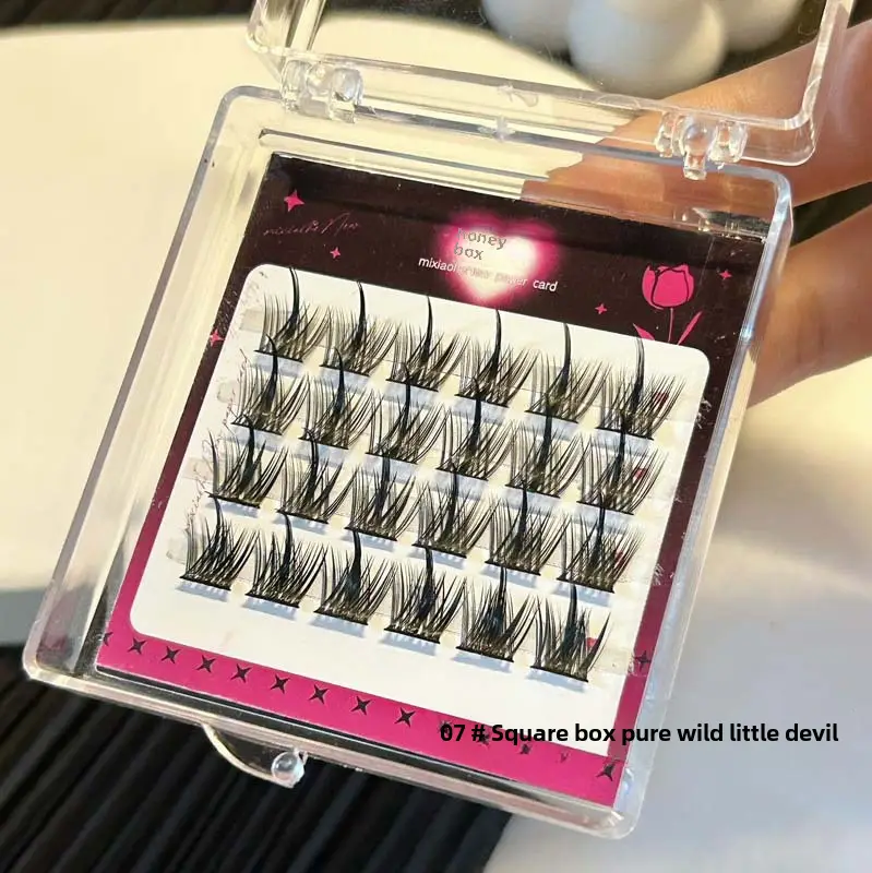 Honey Small Box Travel Series False Eyelashes White Moonlight - Image 7
