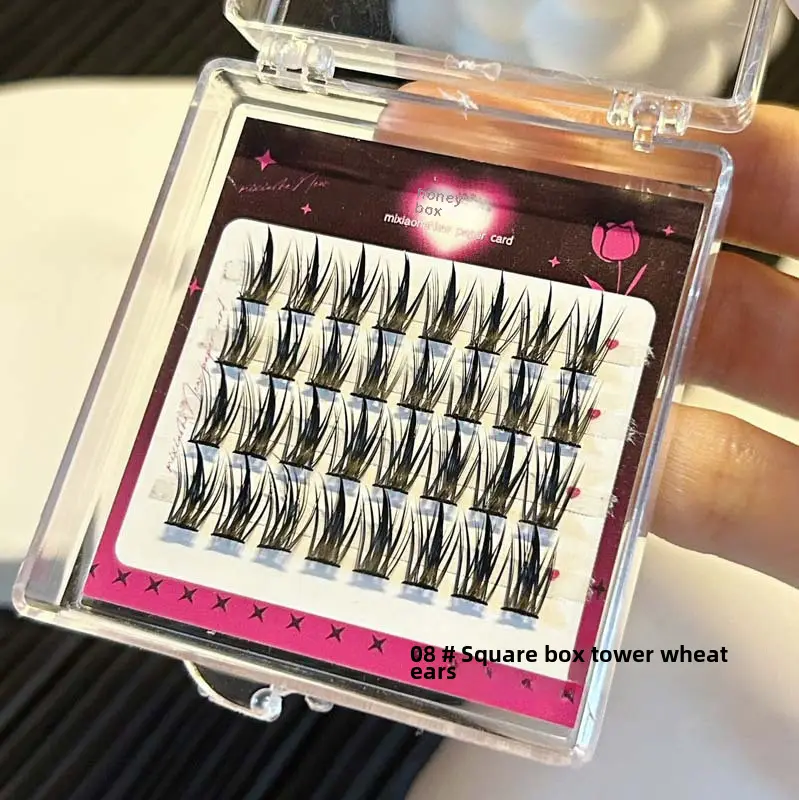 Honey Small Box Travel Series False Eyelashes White Moonlight - Image 8