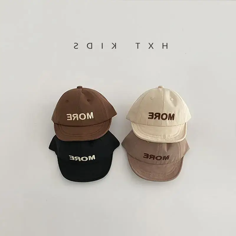 Baby Cap Spring Autumn Letter Embroidered Soft Brim