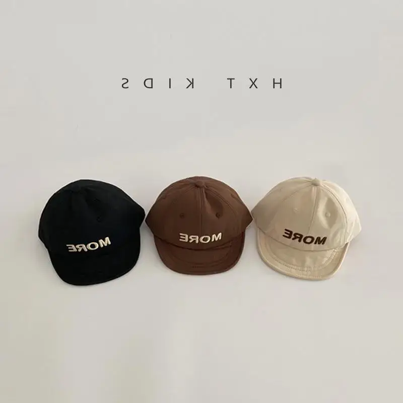 Baby Cap Spring Autumn Letter Embroidered Soft Brim