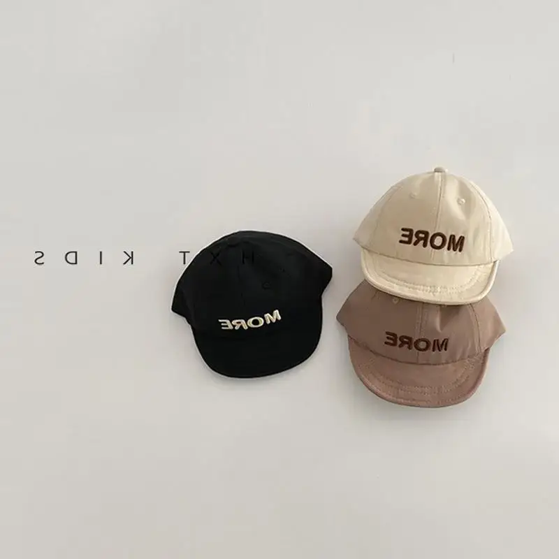 Baby Cap Spring Autumn Letter Embroidered Soft Brim