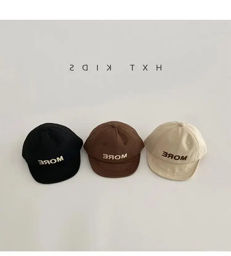 Baby Cap Spring Autumn Letter Embroidered Soft Brim — feature 2