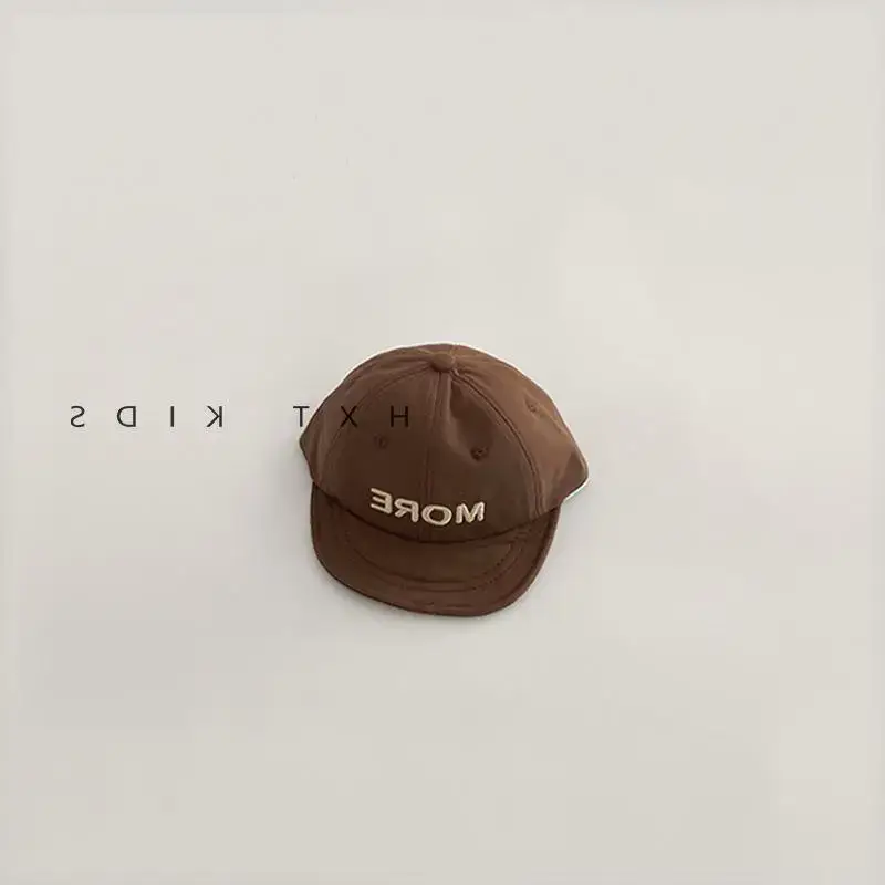 Baby Cap Spring Autumn Letter Embroidered Soft Brim