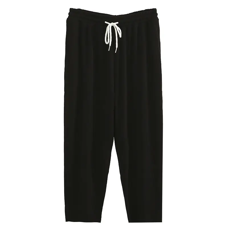 Summer Korean 200lbs Fat MM Casual Pants Large Women