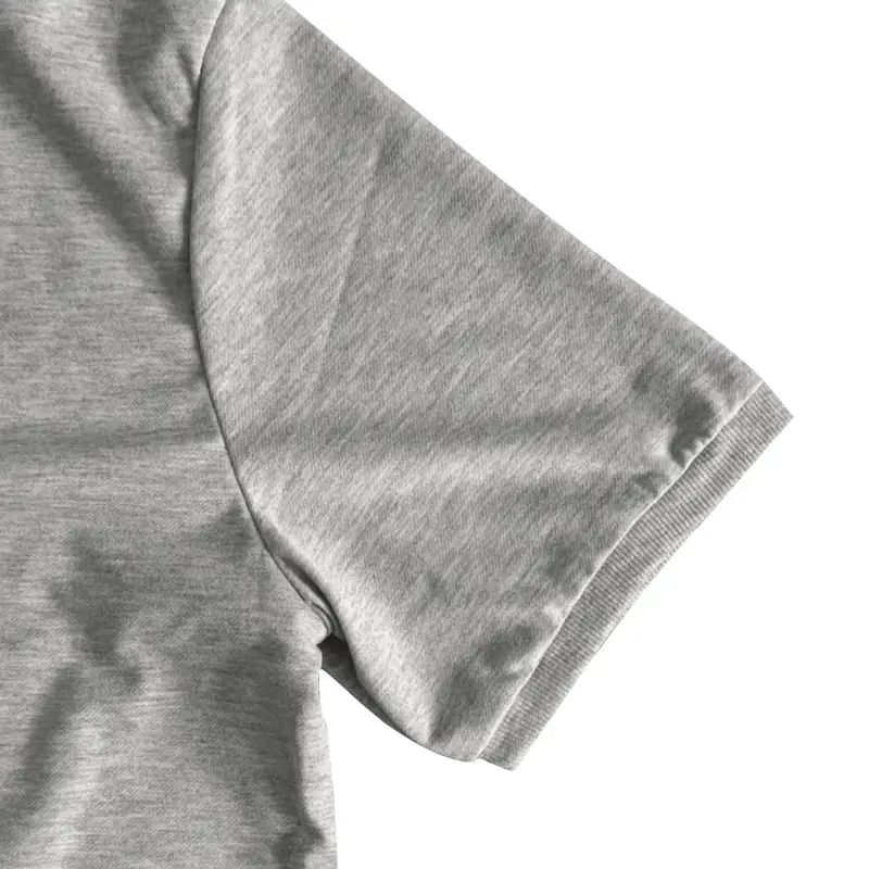 Men Blue Button Henley T-Shirt Short Sleeve Round Neck — feature 14