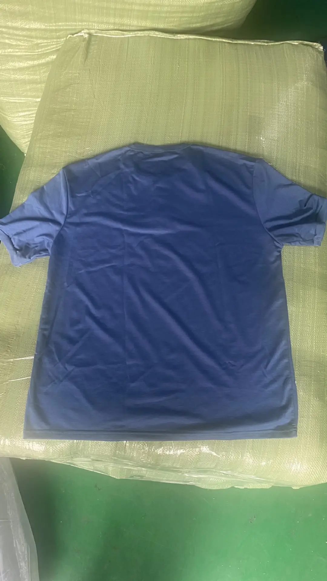 Men Blue Button Henley T-Shirt Short Sleeve Round Neck — feature 38