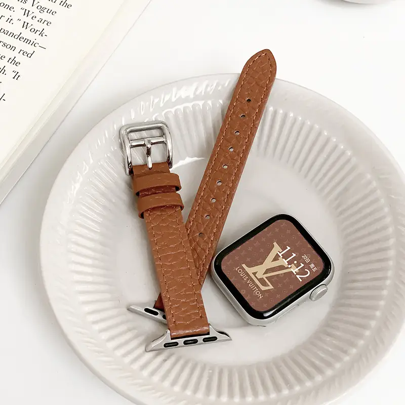 Apple Watch SE Leather Strap Watch for Girls Autumn Winter