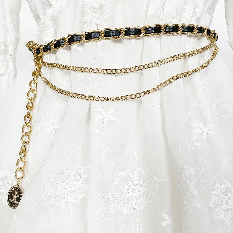 French Metal Waist Chain Women Decorative Korean Style - Image 6