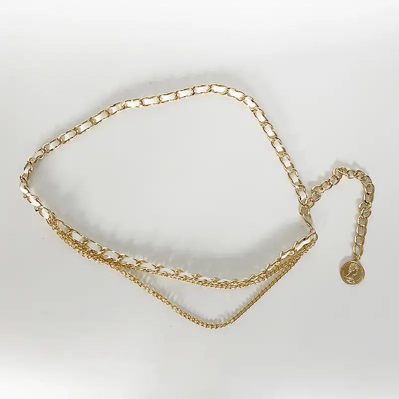 French Metal Waist Chain Women Decorative Korean Style - Image 2