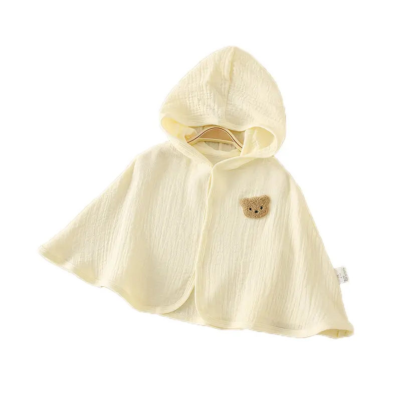 Baby Hooded Sun Protection Cloak Pure Cotton Summer Wear