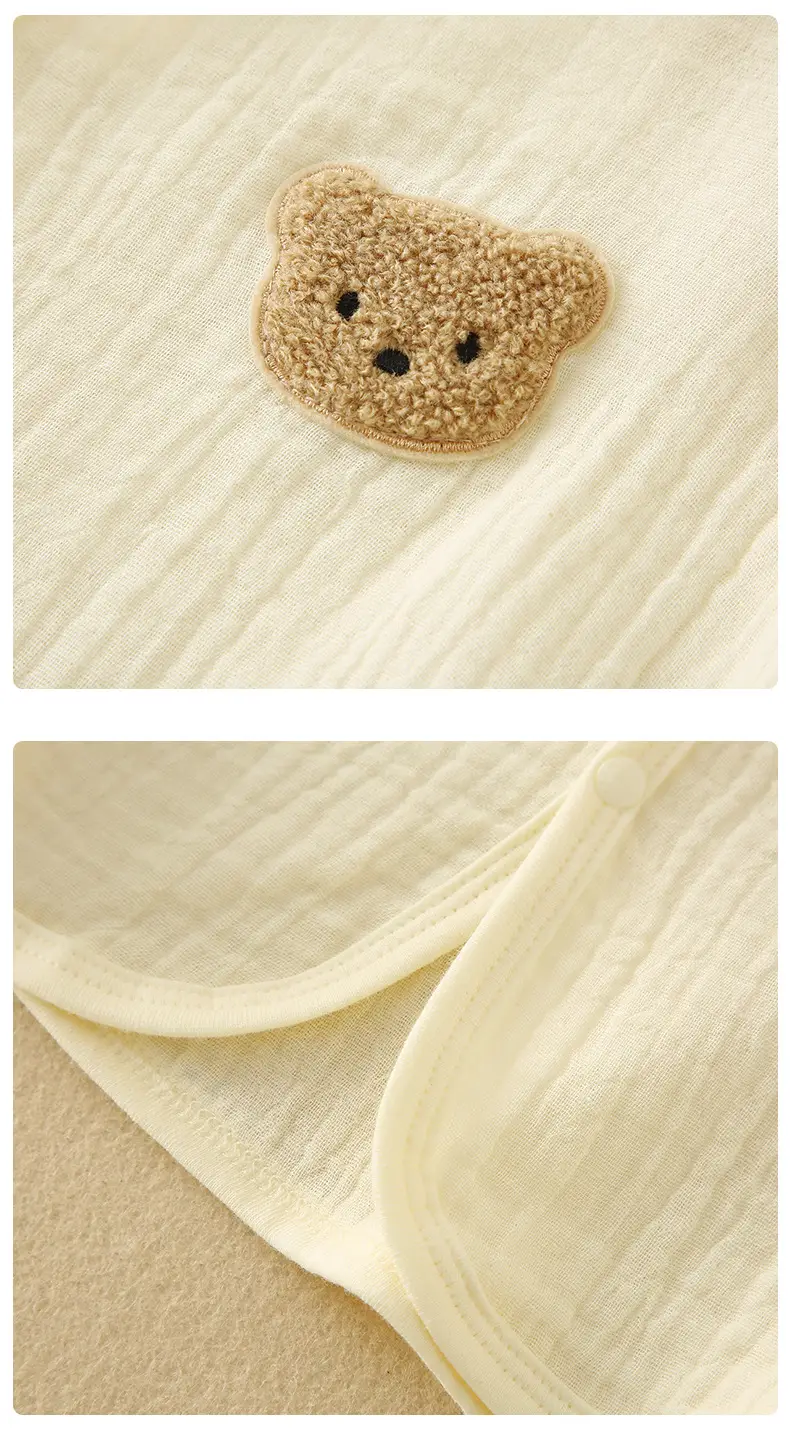 Baby Hooded Sun Protection Cloak Pure Cotton Summer Wear — feature 11