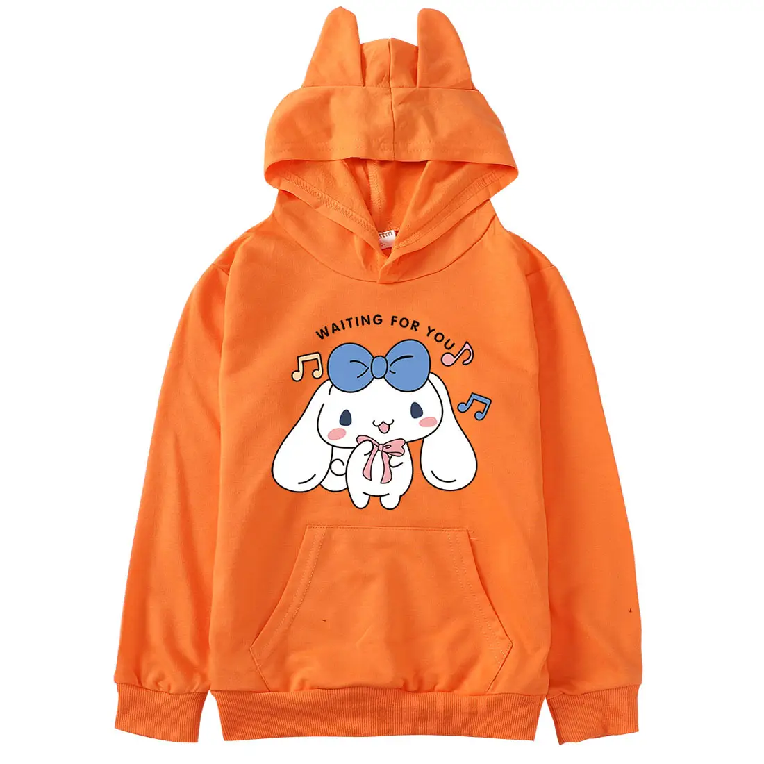 Orange Dog Hoodie for Kids Small Medium