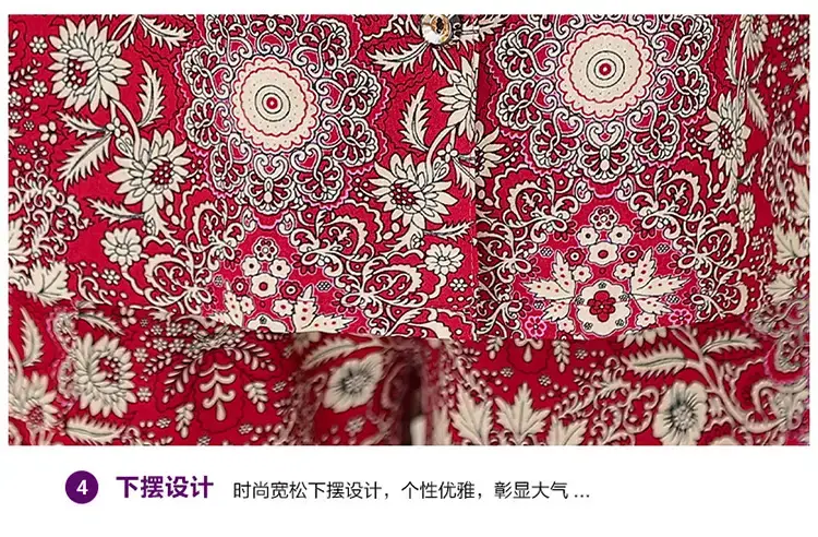 Elderly Women's Blue Paisley Suit Cotton Silk 3Pc Set — feature 23