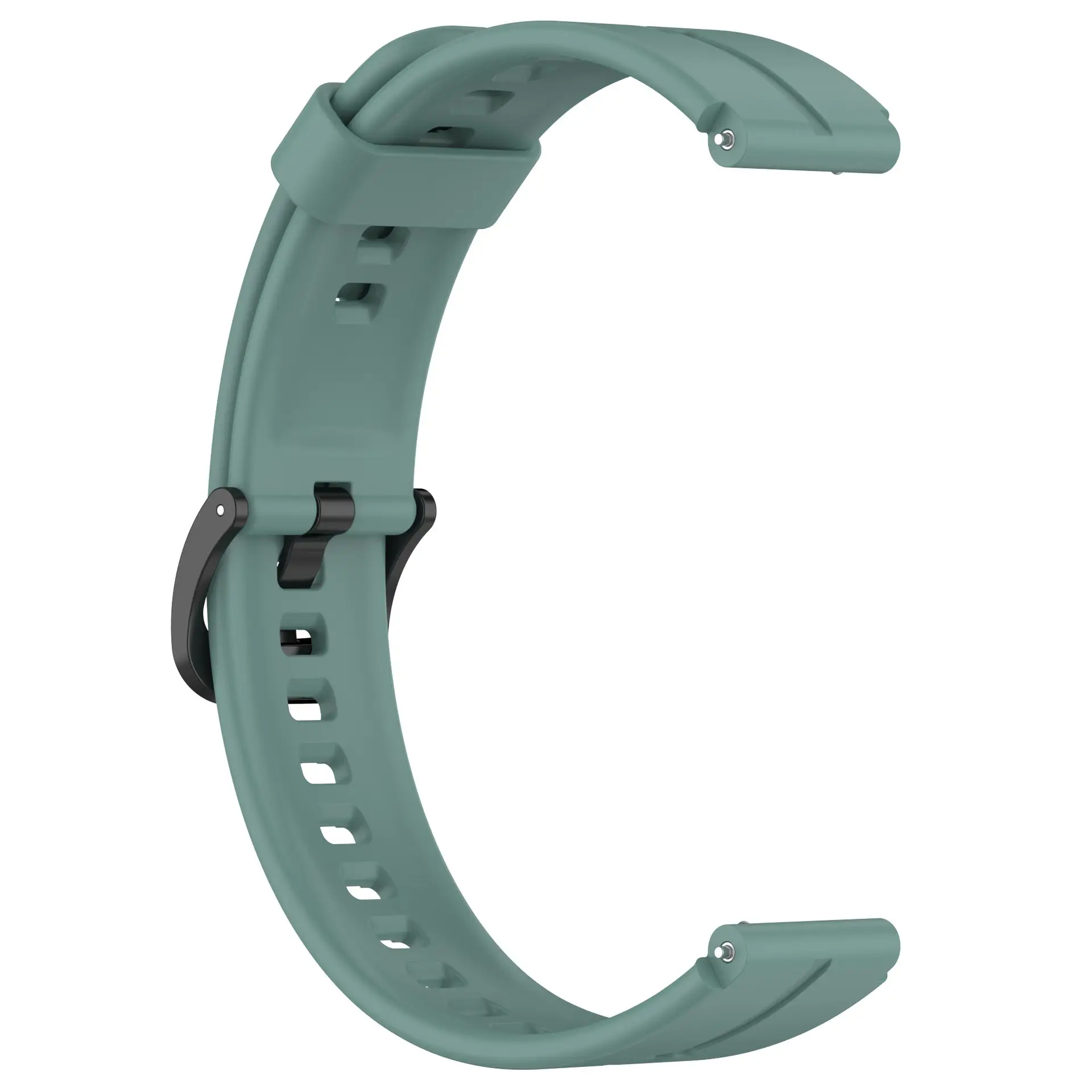 Green Silicone 16mm Huawei Bracelet Replacement Strap - Image 11