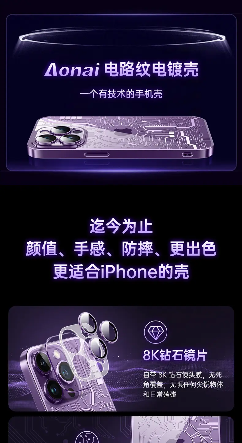 3D Circuit Case for iPhone 16 with Anti-Drop Protection — feature 9