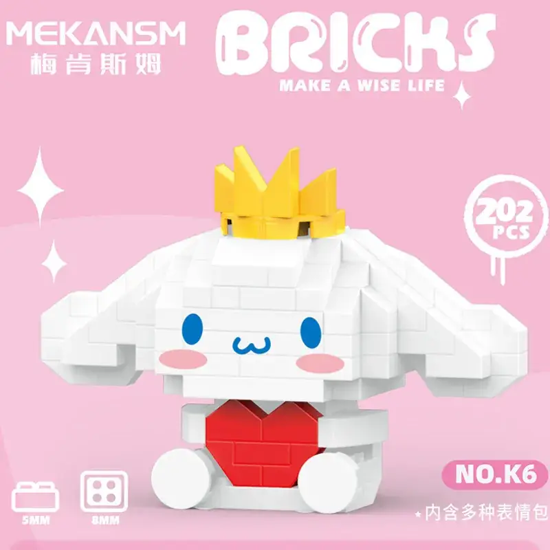Lego Strawberry Bear Micro Particle Building Blocks Puzzle - Image 18