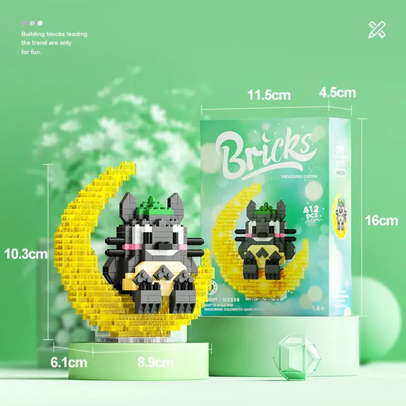 Lego Strawberry Bear Micro Particle Building Blocks Puzzle - Image 78
