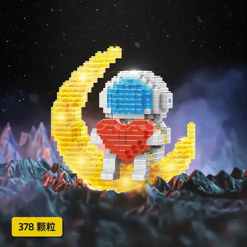 Lego Strawberry Bear Micro Particle Building Blocks Puzzle - Image 85