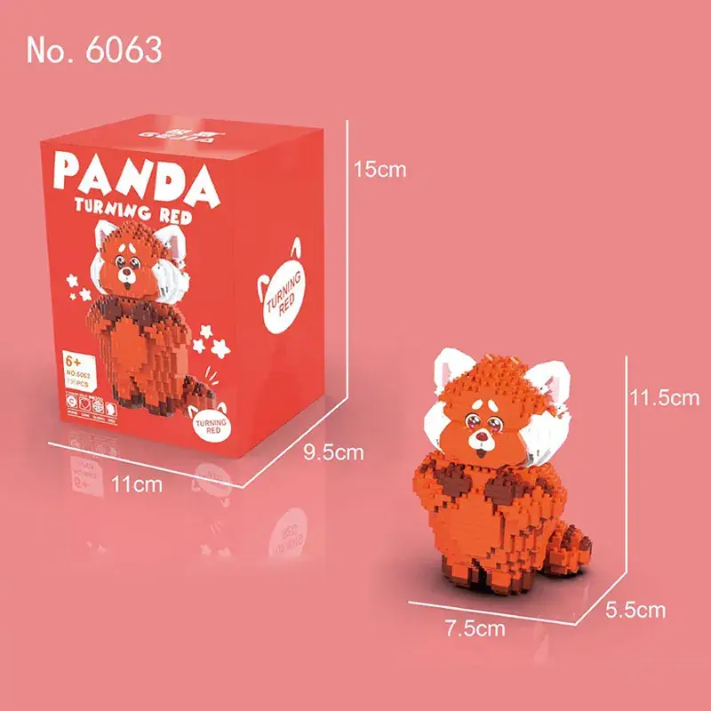 Lego Strawberry Bear Micro Particle Building Blocks Puzzle - Image 92