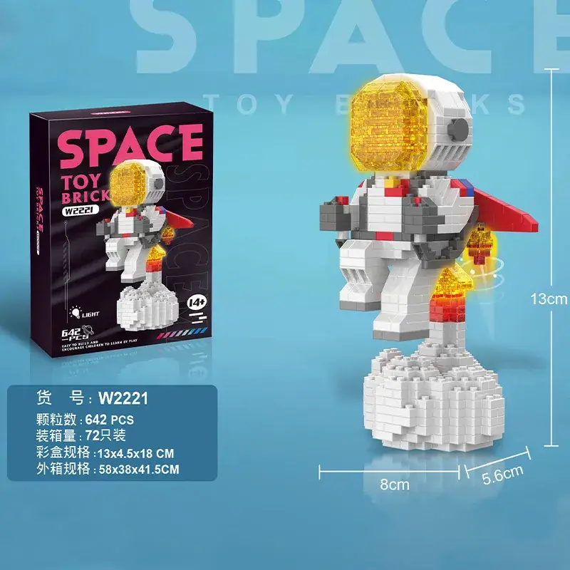Lego Strawberry Bear Micro Particle Building Blocks Puzzle - Image 94