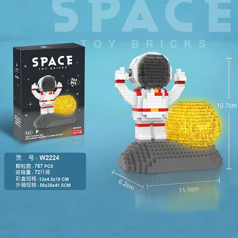Lego Strawberry Bear Micro Particle Building Blocks Puzzle - Image 97