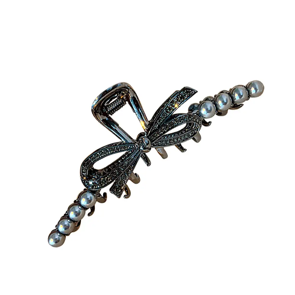 2023 New Style Hairpin with Sparkle Bow Design