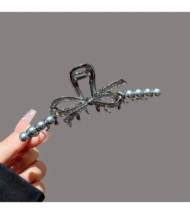 2023 New Style Hairpin with Sparkle Bow Design — feature 3