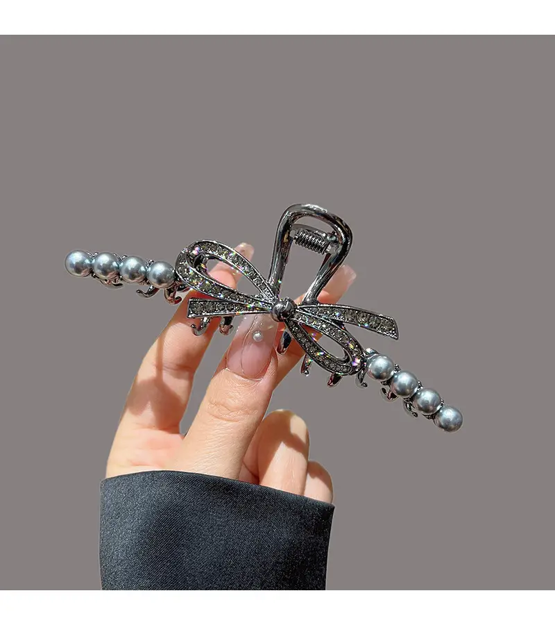 2023 New Style Hairpin with Sparkle Bow Design — feature 5