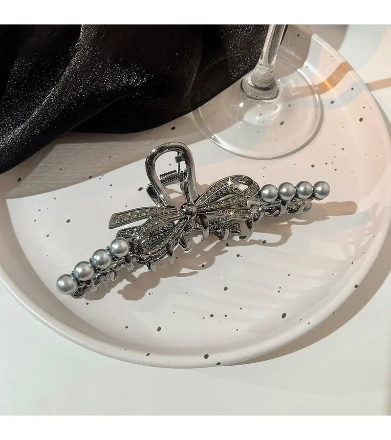 2023 New Style Hairpin with Sparkle Bow Design — feature 6