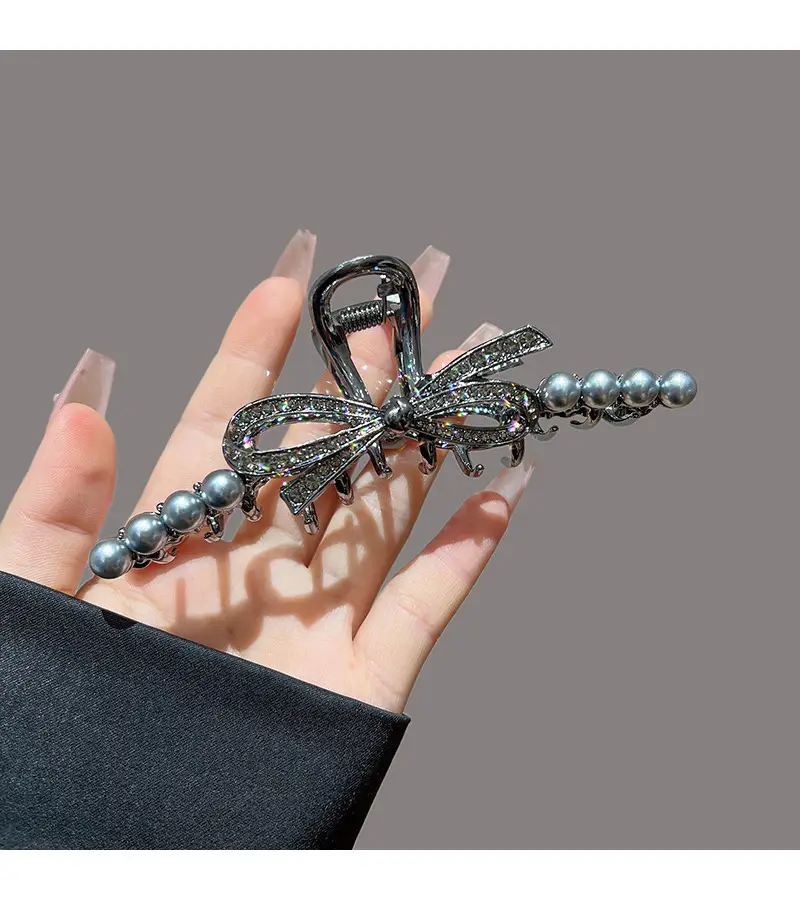 2023 New Style Hairpin with Sparkle Bow Design — feature 7