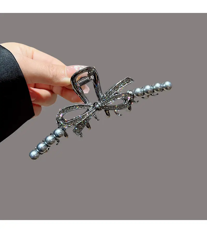 2023 New Style Hairpin with Sparkle Bow Design — feature 8