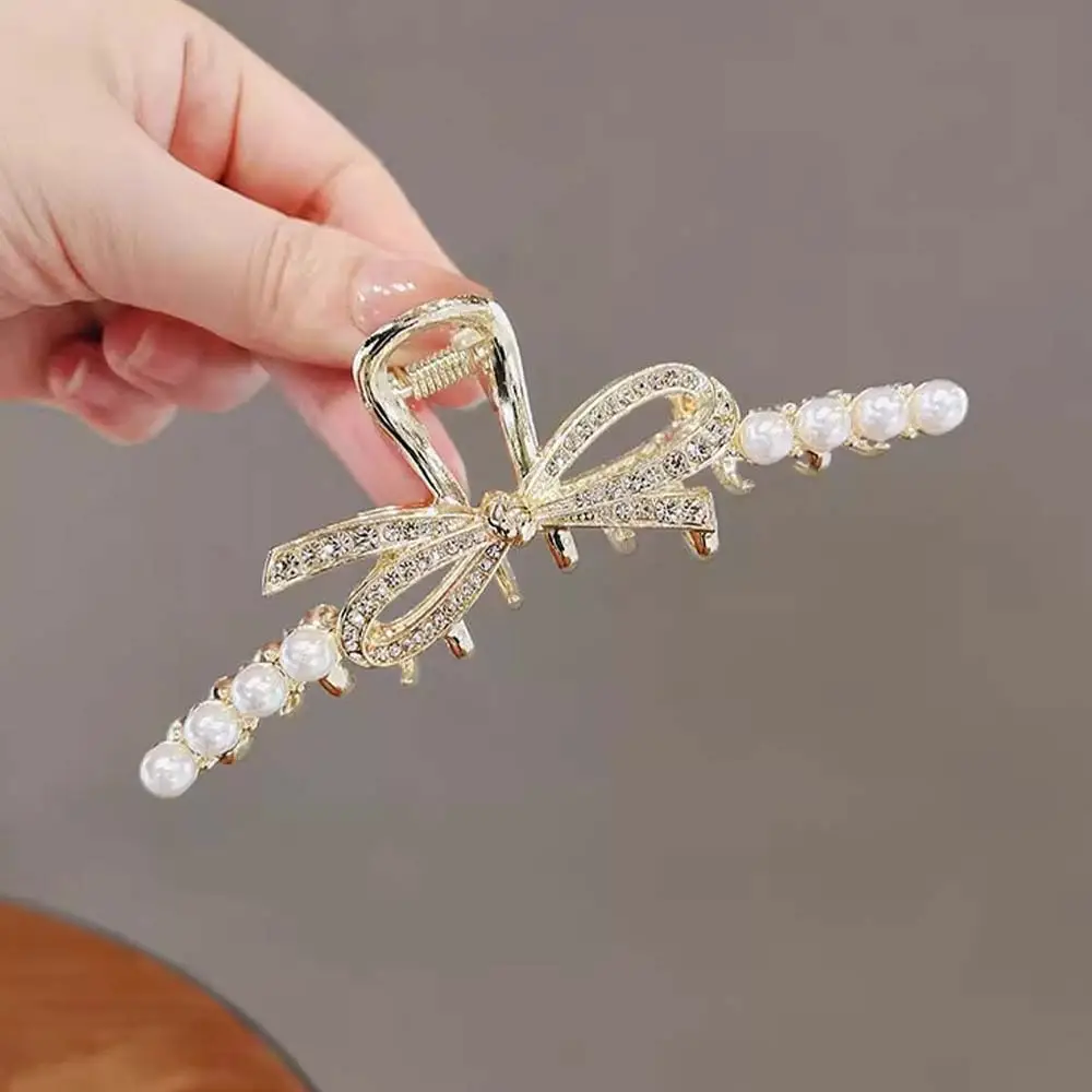2023 New Style Hairpin with Sparkle Bow Design