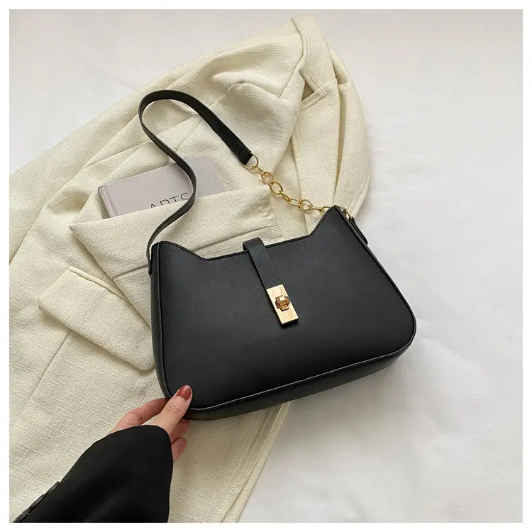 Women's Niche Design Crossbody Bag Solid Beige 2023 — feature 22