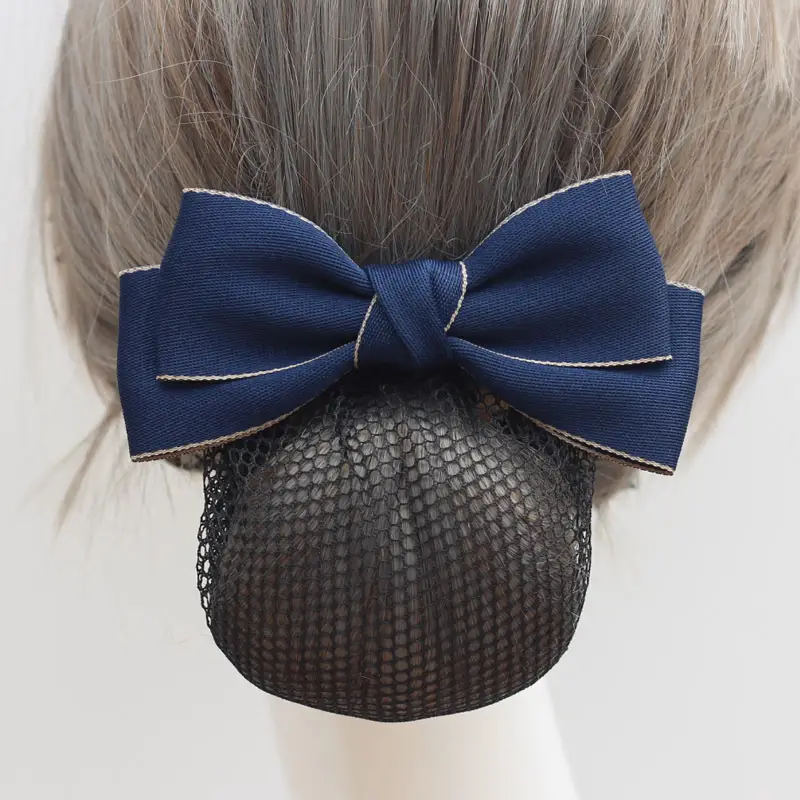 Black Bow Hairpin for Women Professional Hairnet - Image 11