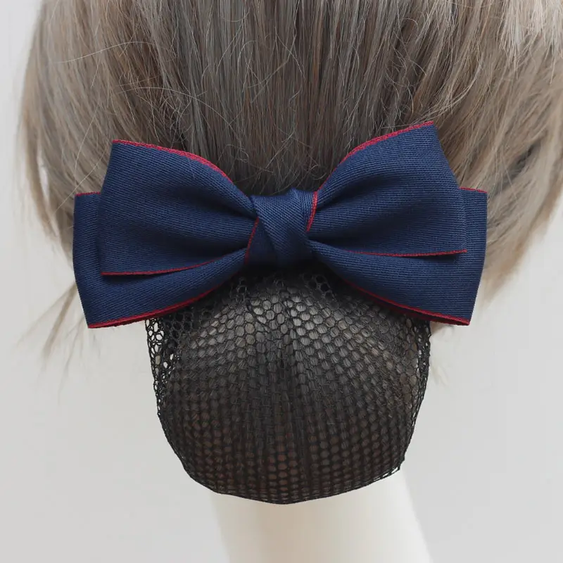 Black Bow Hairpin for Women Professional Hairnet - Image 13