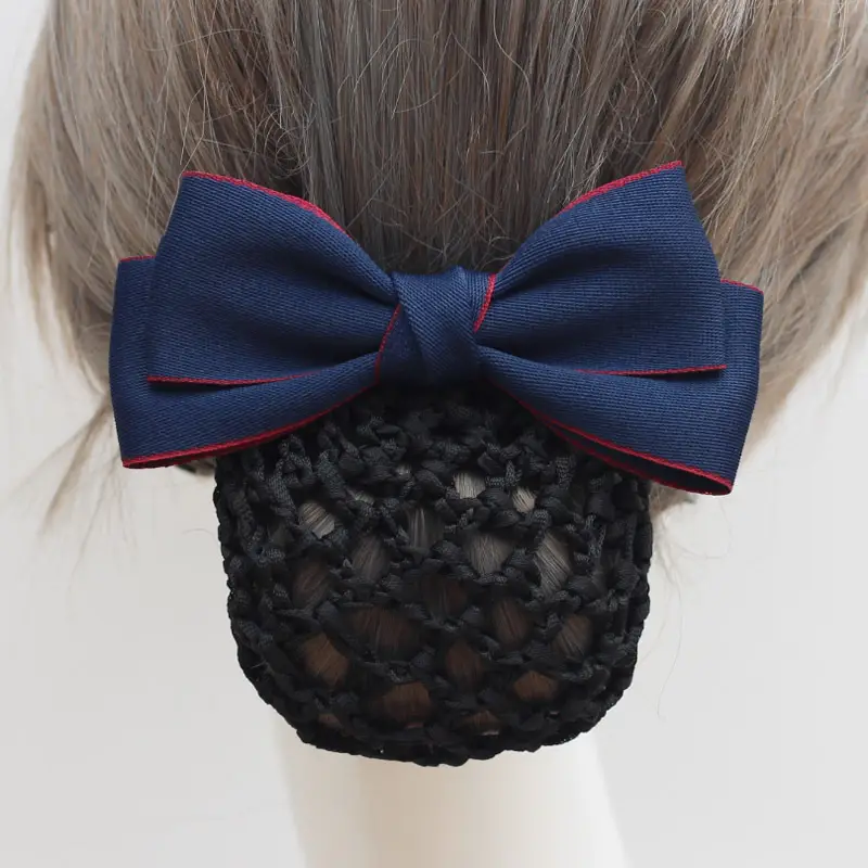Black Bow Hairpin for Women Professional Hairnet - Image 14