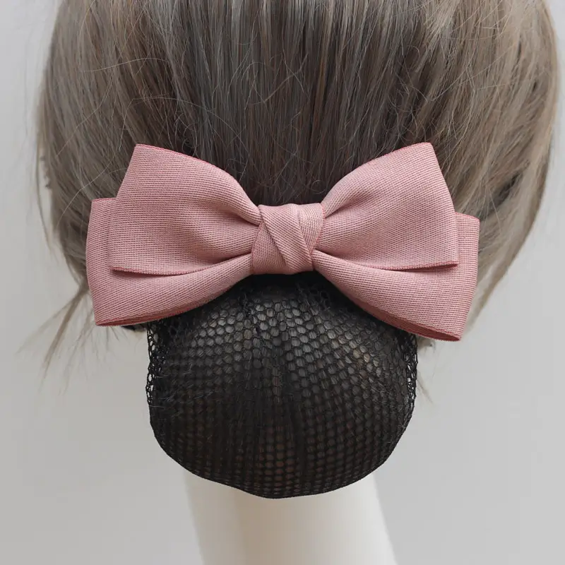 Black Bow Hairpin for Women Professional Hairnet - Image 15