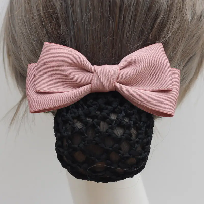 Black Bow Hairpin for Women Professional Hairnet - Image 16