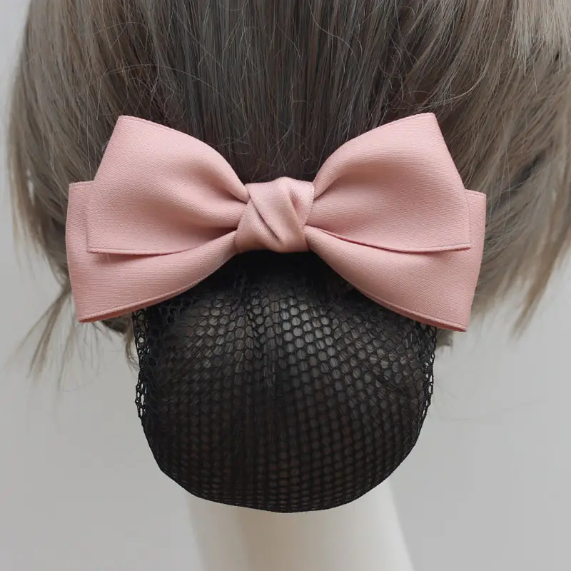 Black Bow Hairpin for Women Professional Hairnet - Image 5