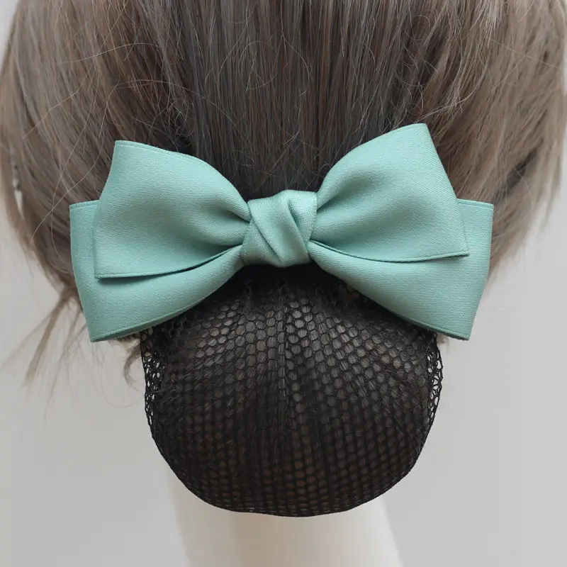 Black Bow Hairpin for Women Professional Hairnet - Image 7