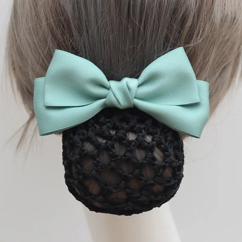 Black Bow Hairpin for Women Professional Hairnet - Image 8