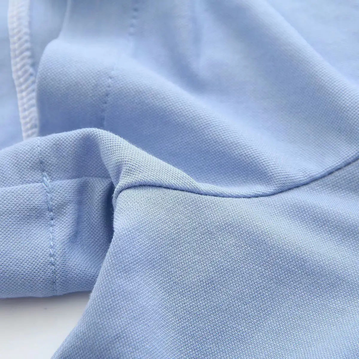 2024 Summer Light Blue Slim Fit Women's Top - Image 4