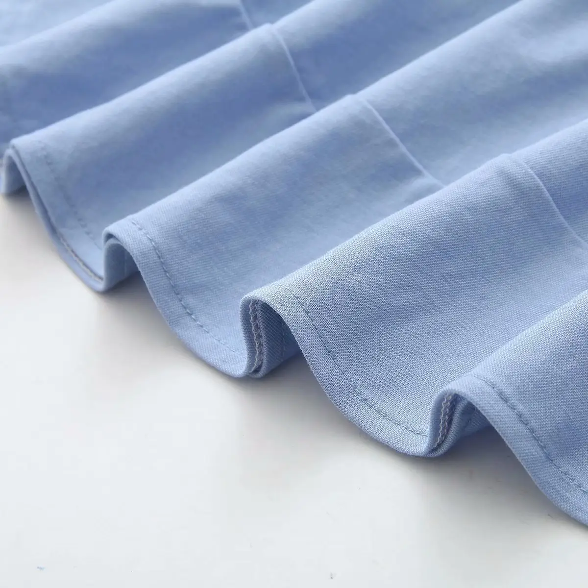 2024 Summer Light Blue Slim Fit Women's Top - Image 5