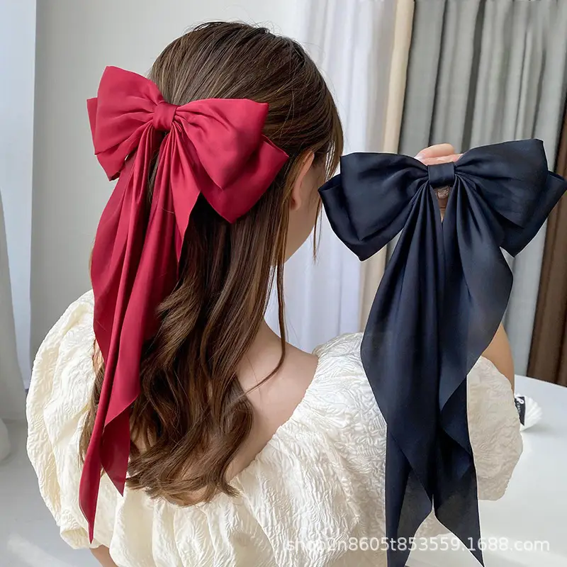 Large Bow Ribbon Hair Decor for Women - Image 18